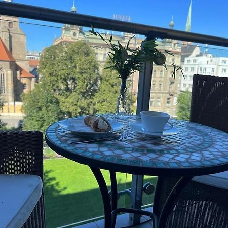 Apartment In Historical Center With Park View Plzeň Exteriör bild